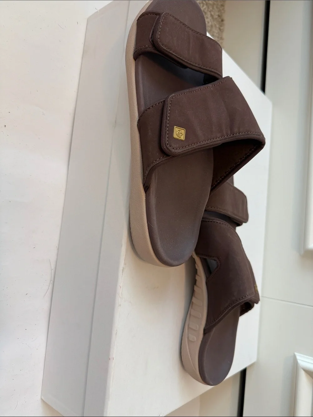 Women’s Spenco Kholo Nuevo Slide Sandal in French Roast